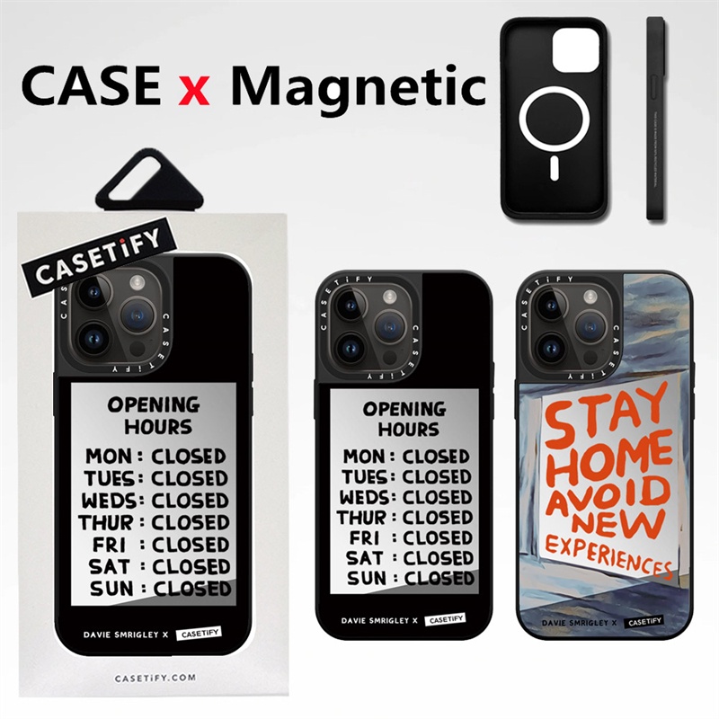 High quality Magnetic phone case CASETiFY【personality creative letters ...