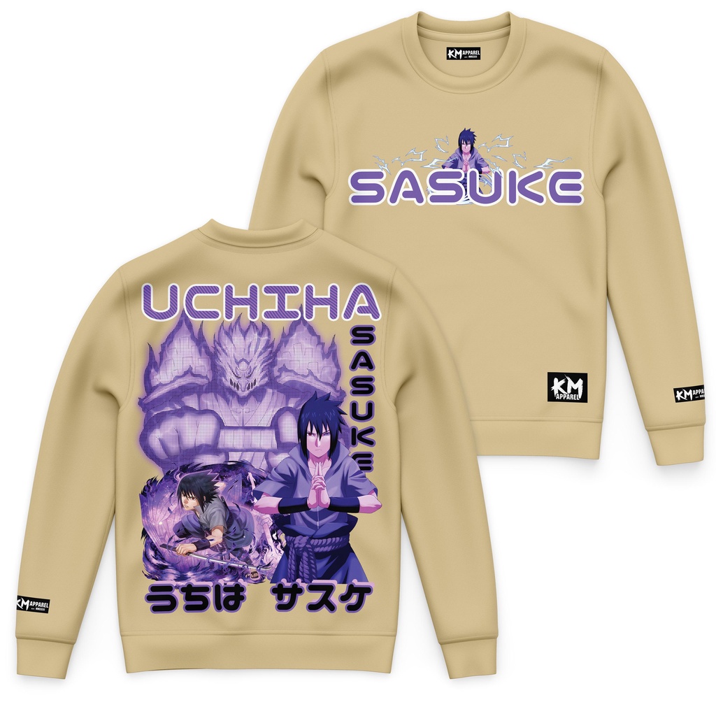 Sasuke Anime Hoodie Jacket Sweater for Men Women Sweatshirt Naruto KM APPAREL Shopee Philippines