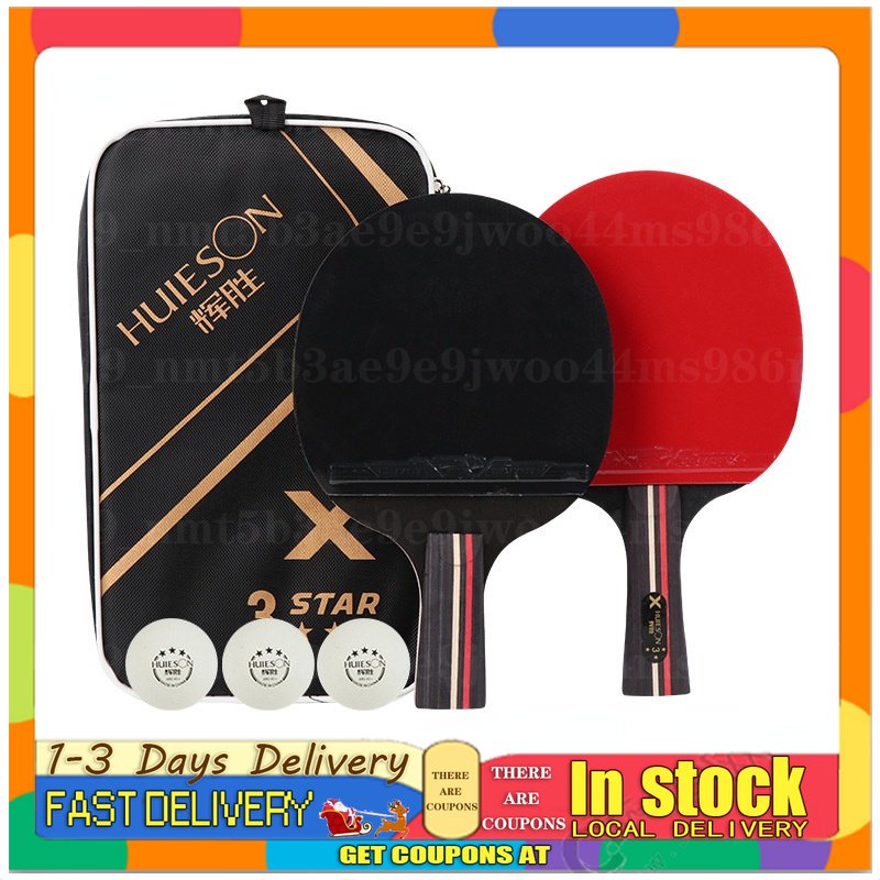 straight racket, Table tennis racket 2pcs set,horizontal racket, pure