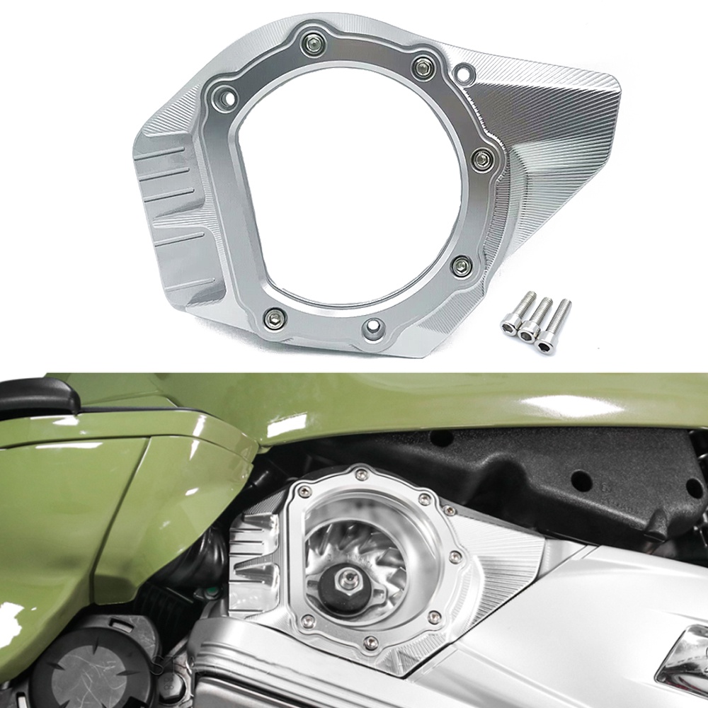 Motorcycle Air Intake Cover with Inspection Glass Transmission Box