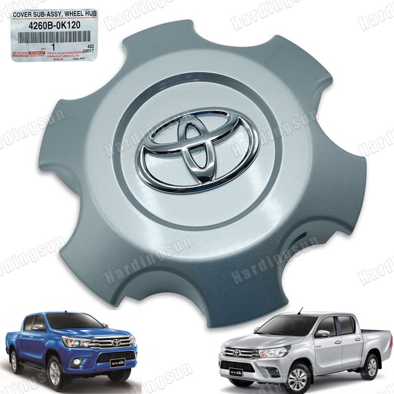 4 Pcs Car Wheel Hub Cap Toyota Silver Center Cap Toyota Hilux Revo 2015