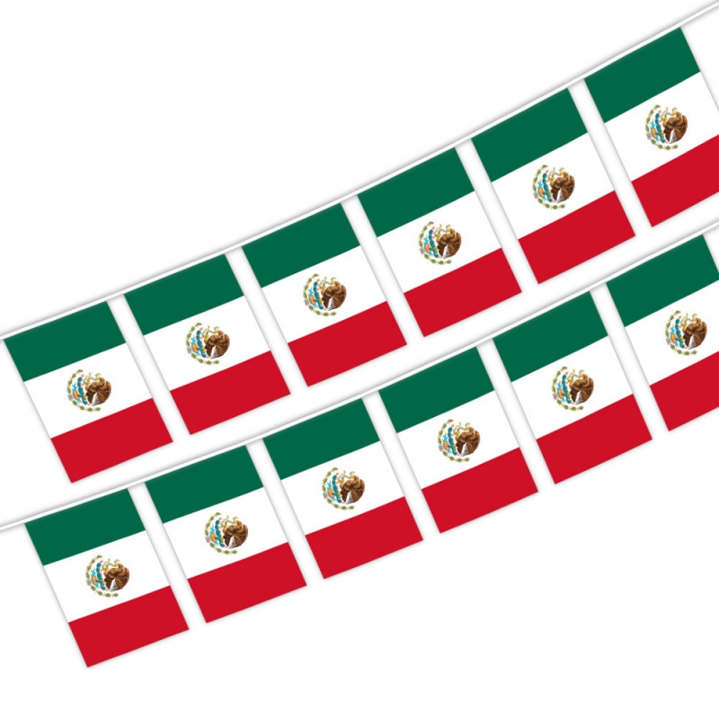 Mexican String Flags World Flags National Day Decoration Flags | Shopee ...