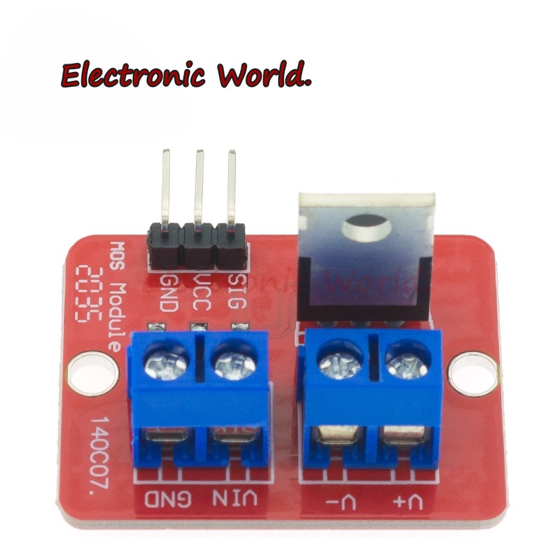 0-24V Top Mosfet Button IRF520 MOS Driver Module For Arduino MCU ARM ...