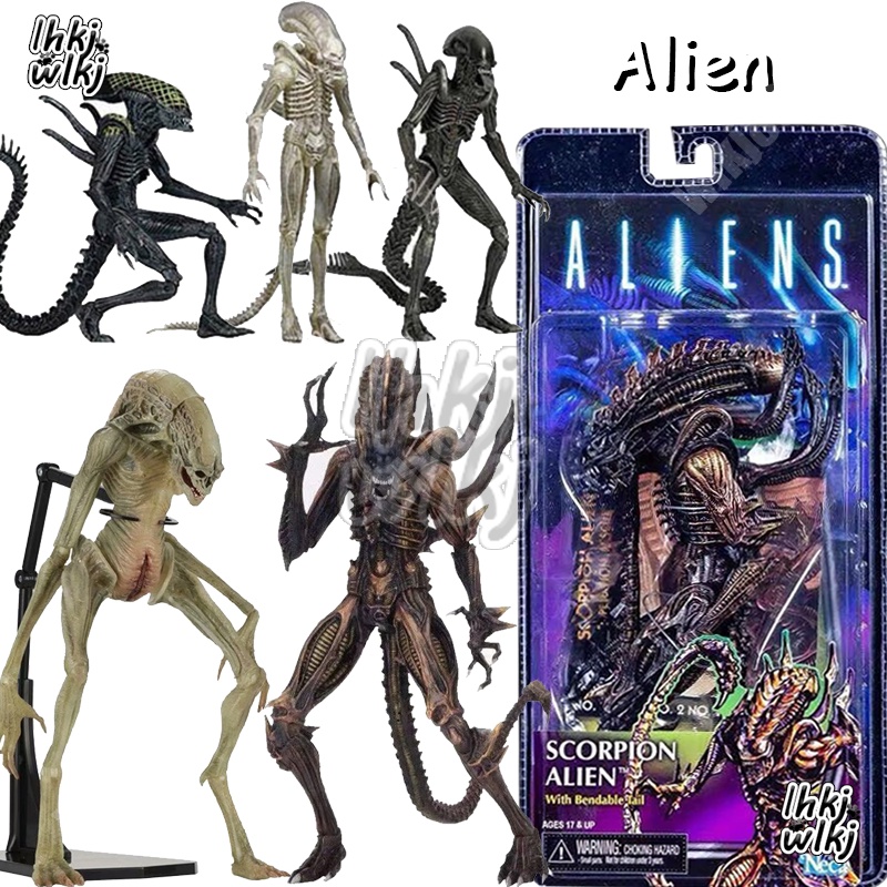 NECA Alien vs Predator:Requiem AVP Aliens Toys Facehugger Model Space