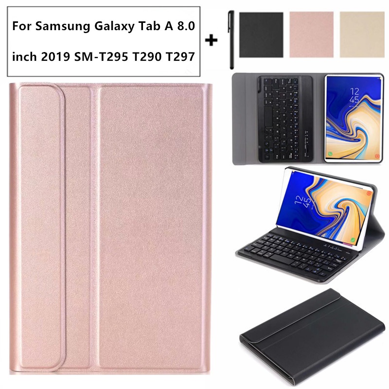 Case For Samsung Galaxy Tab A 80 Inch 2019 Sm T295 T290 T297 Keyboard Case Stand Flip Cover 3801