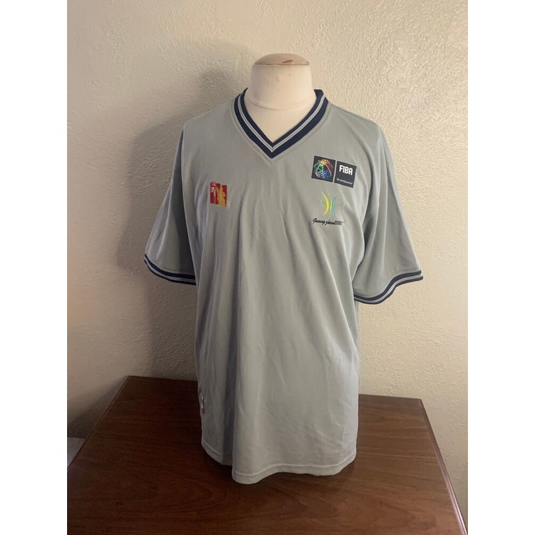 FIBA Referee Short Sleeve Shirt 2007 Guangzhou Gray CBA Fiba Referee