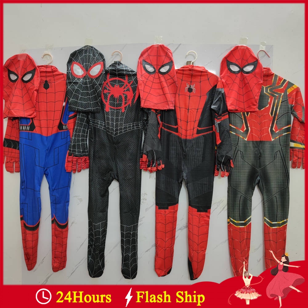marvel-superhero-spider-man-costume-for-kids-boy-halloween-costume