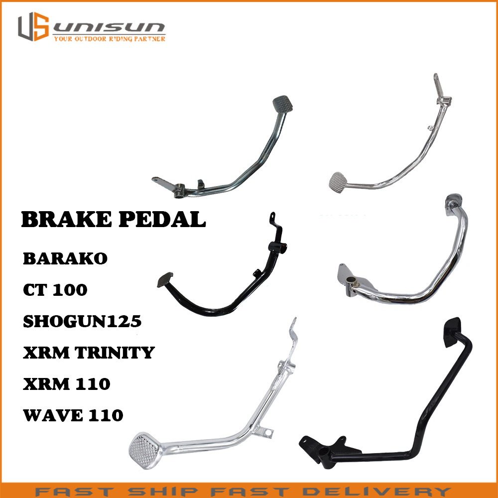 1Pcs Motorcycle Brake Pedal For XRM110 WAVE110 SHOGUN125 BARAKO CT100 XRM TRINITY Motorcycle