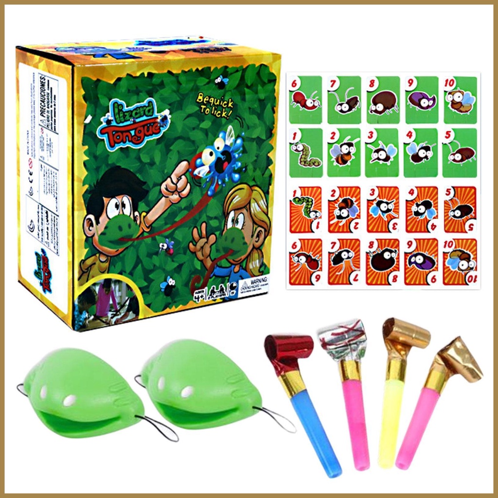 Tongue Game Funny Game Interactive Toys Greedy Chameleon Sticking