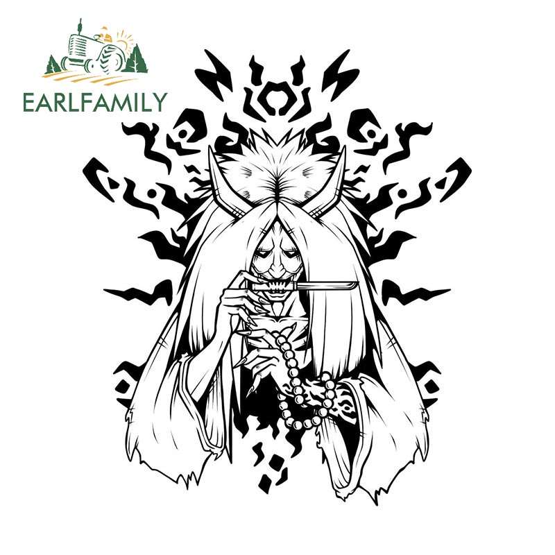 EARLFAMILY 13cm×11.1cm Naruto Car Stickers Motorcycle Car Door Decal
