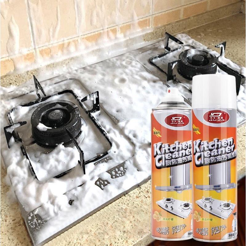Kitchen Grease Cleaner Oven Cookware Foam Cleaning Spray Grease Cleaner