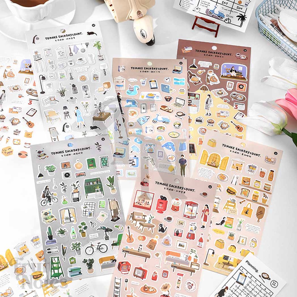St139 to make each day count deco stickers shopee philippines