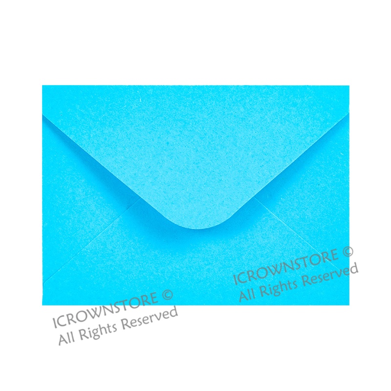 Thick Colour Envelope Ocean Blue 125 x 175mm 120gsm V Flap Card ...