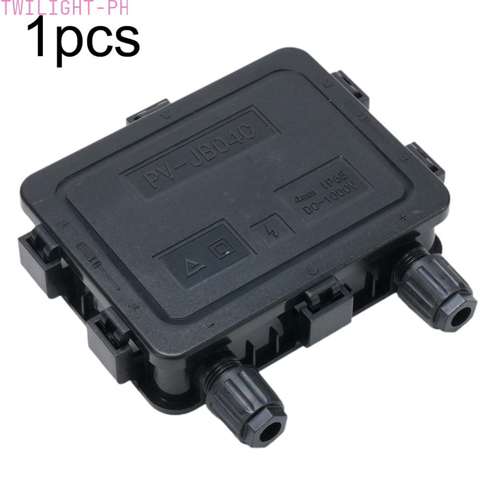 Box 100W Solar Panel Junction Box Wire Connectors Connector Accessories ...