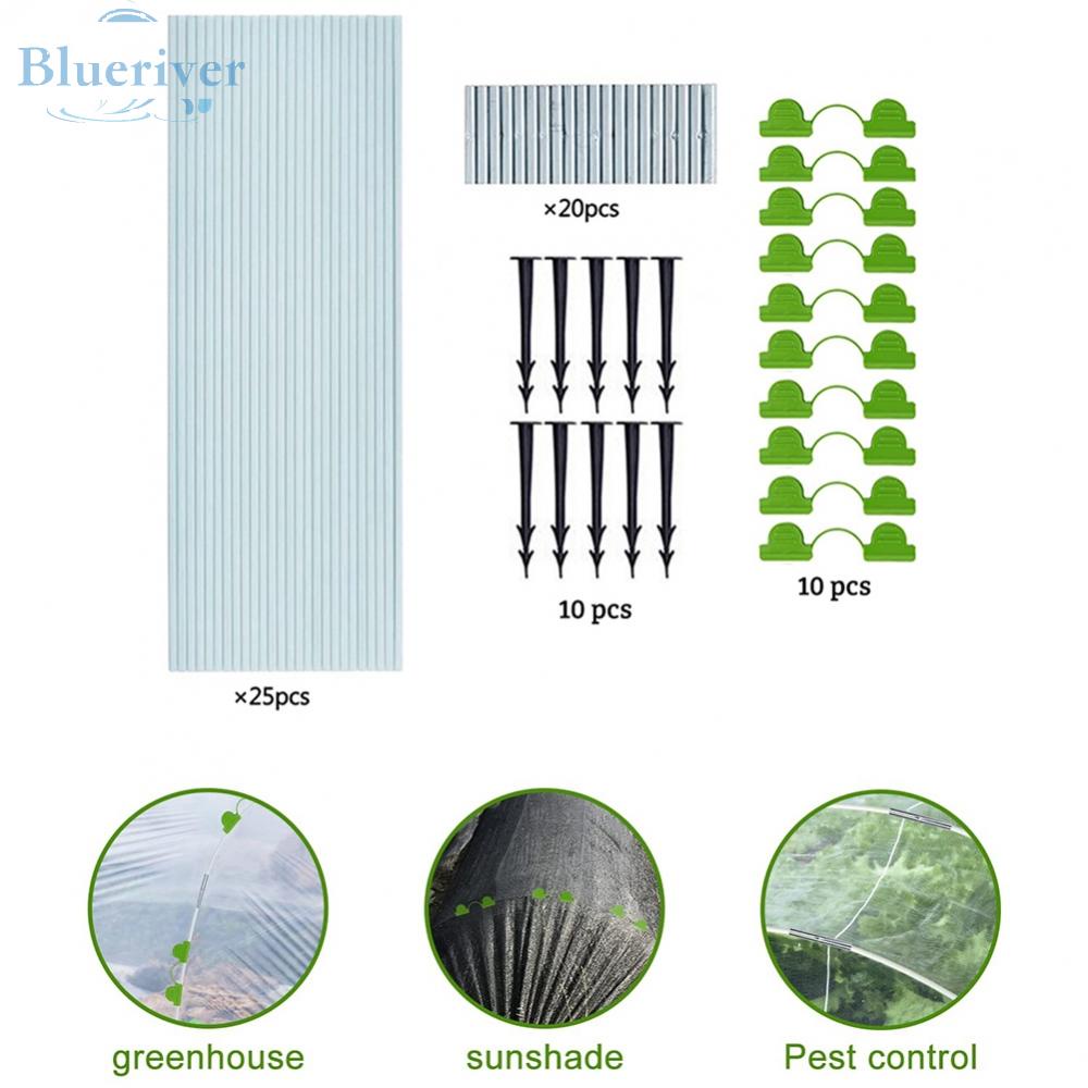 Professional Greenhouse Hoops Set for Effective Garden Plant Mulching