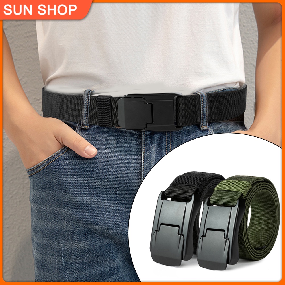 Men's Military Style Nylon Belts Tactical Belt Heavy Duty Belt Alloy bing Belt Adjustable