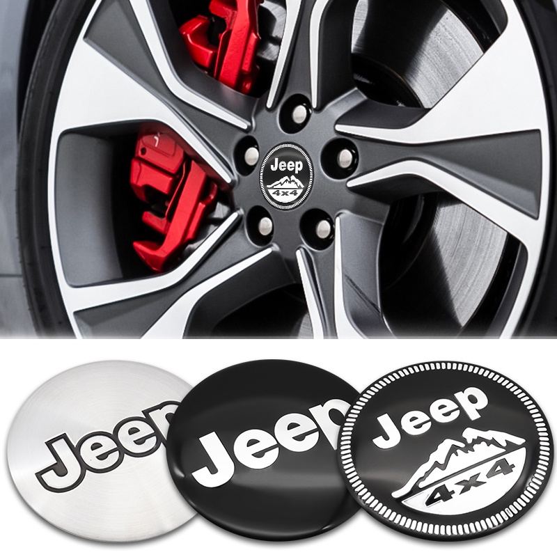 4pcs 56mm Wheel Center Cap Stickers Car Rims Hubcaps Cover Emblem Badge