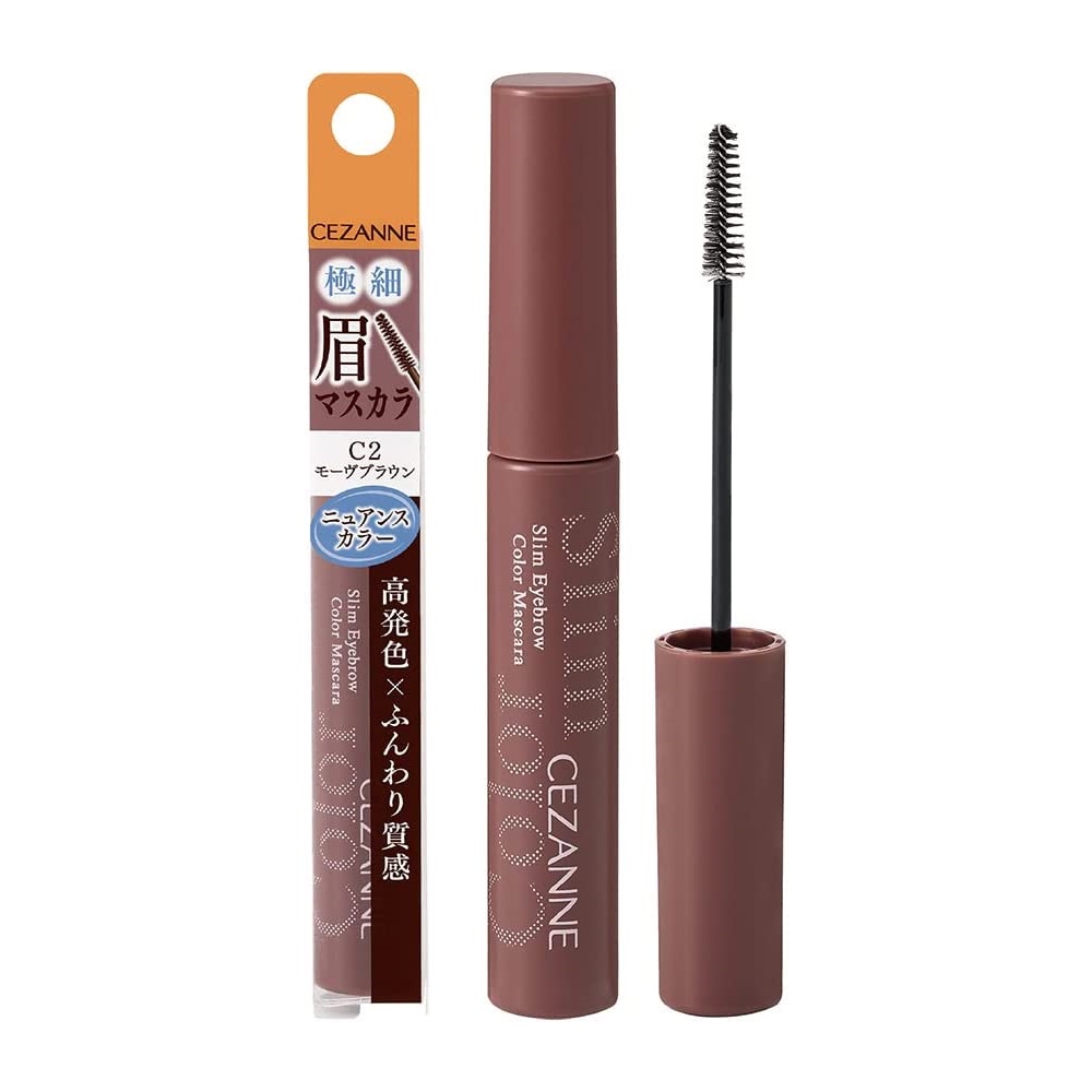 Cezanne Slim Eyebrow Color Mascara – C3 Cinnamon Brown Für Natürliche Augenbrauen