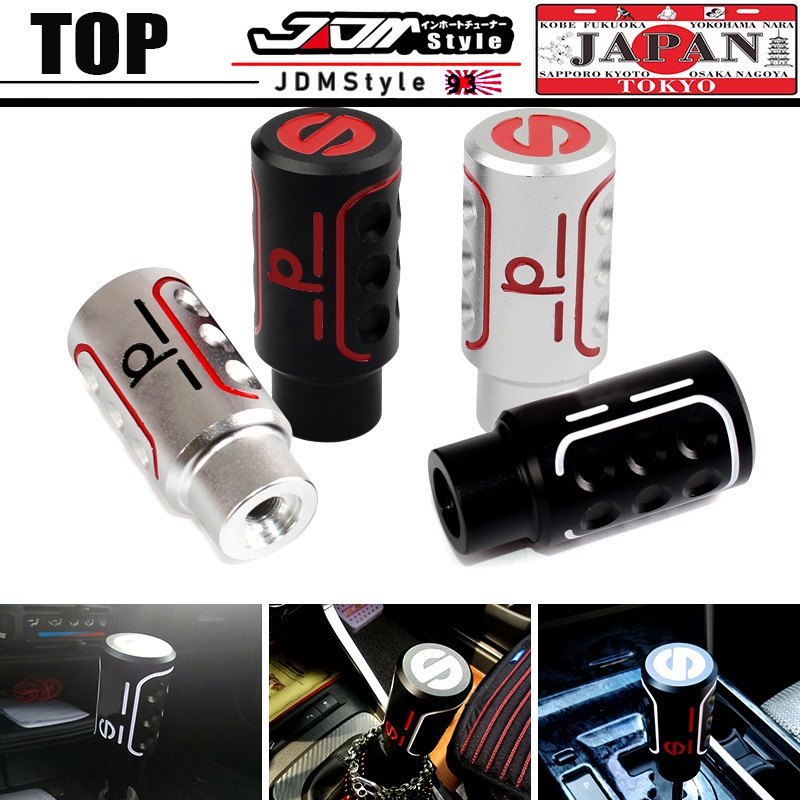Universal Newest Auto Manually Aluninum Head Gear Shift Knob Metal Gear ...
