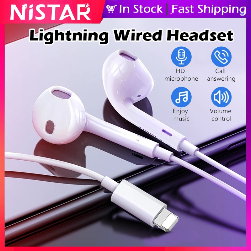 lightning Headphones for iphone 14 pro max 13 12 11 xs USB C Earphones with Mic Wired Earbuds Type C Earphones for iPad Air Mini iphone xr 8 7plus 6s Shopee Philippines