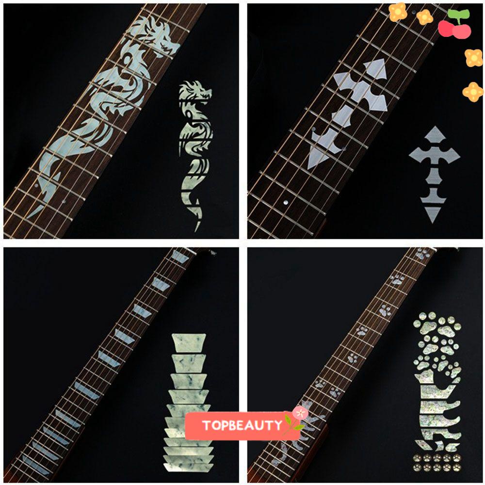 BEAUTY High Quality Fretboard Sticker 22 Styles Cross Inlay Decals ...