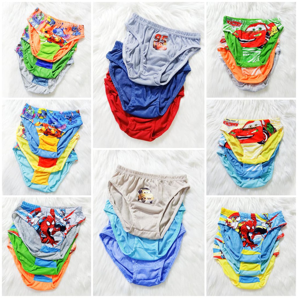 Character Design Boy's Underwear Brief Undies for Kids | Comfortable ...