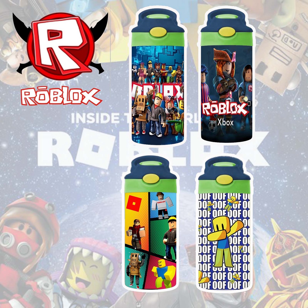 roblox Kids Tumbler 350ml Stainless Steel Todder Sippy Cup Double Wall