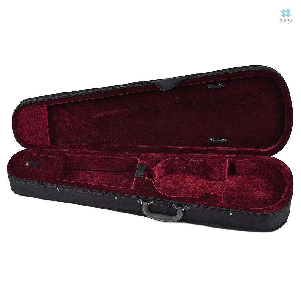 Professional 4/4 Full Size Violin Triangle Shape Case Box Hard & Super