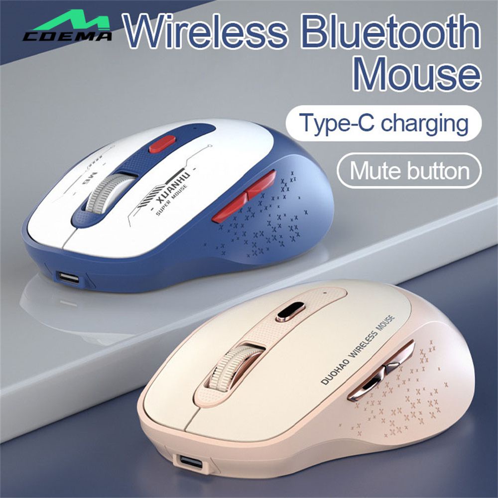Bluetooth Wireless Mouse Type-c Charging Dual Mode Mouse Mute Notebook ...