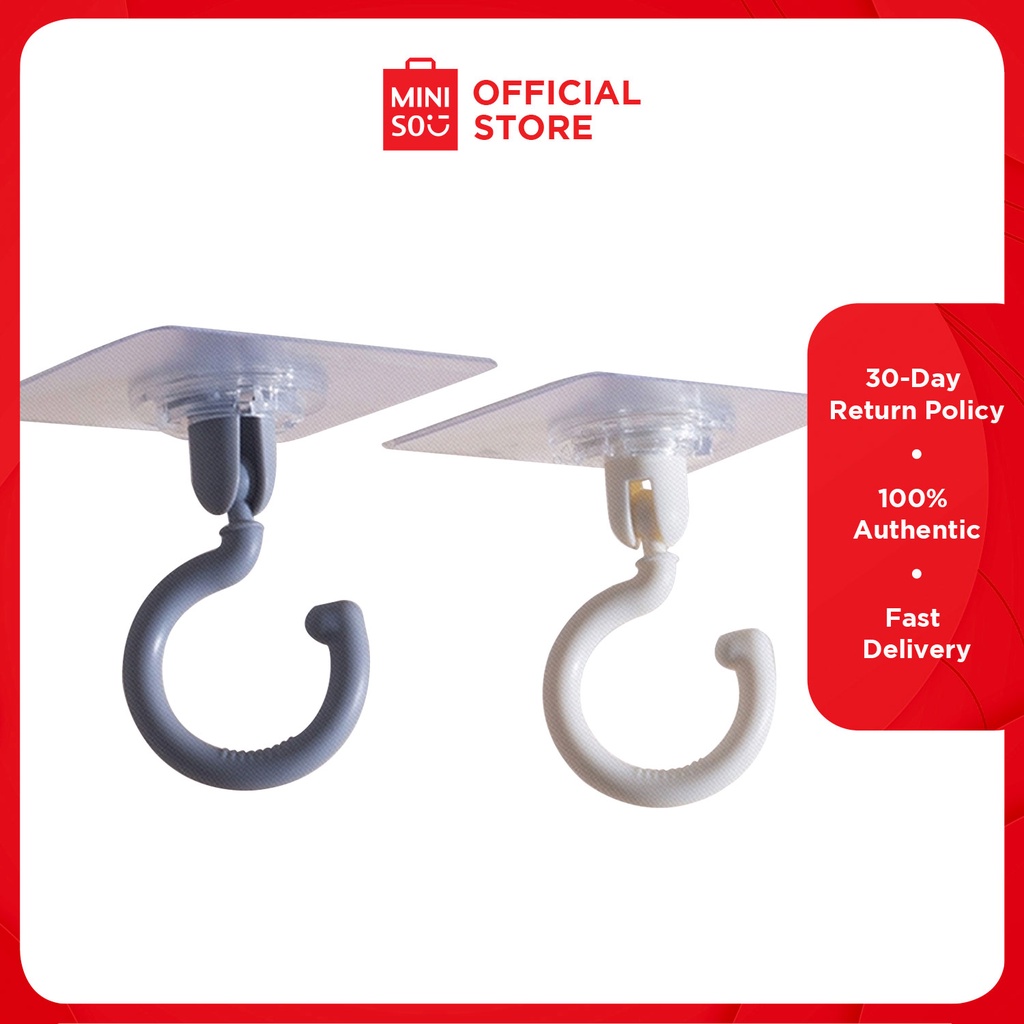 MINISO Top Mount Hook 2 pcs Shopee Philippines