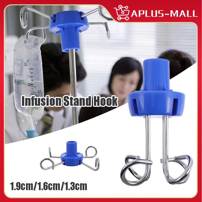 1Pcs IV Pole Stand Hook Infusion Stand Hook Drip Bag Hook For