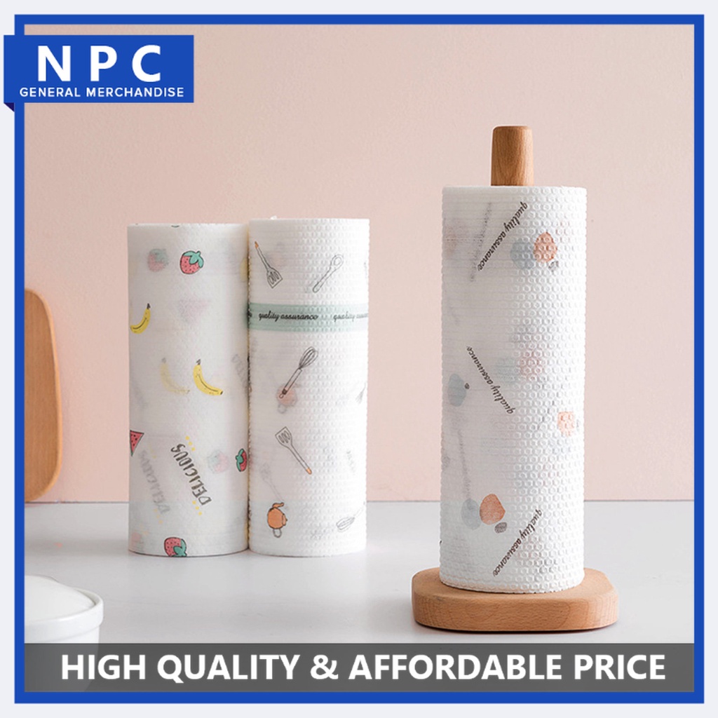 NPC Kitchen Paper Towels Tissue Paper Rolls Disposable Dish Cloth Towel