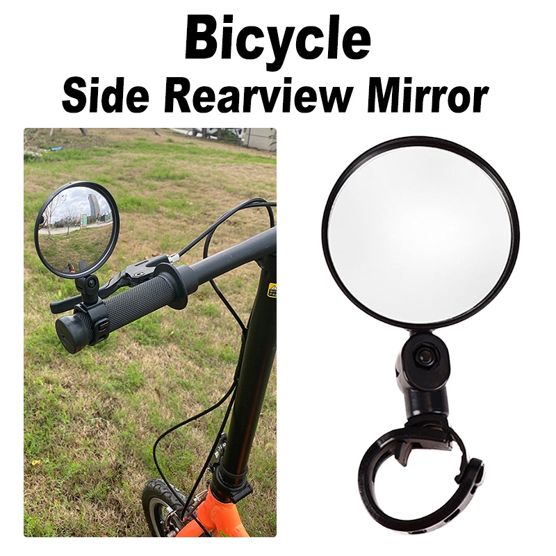 Bike with outlet side mirror