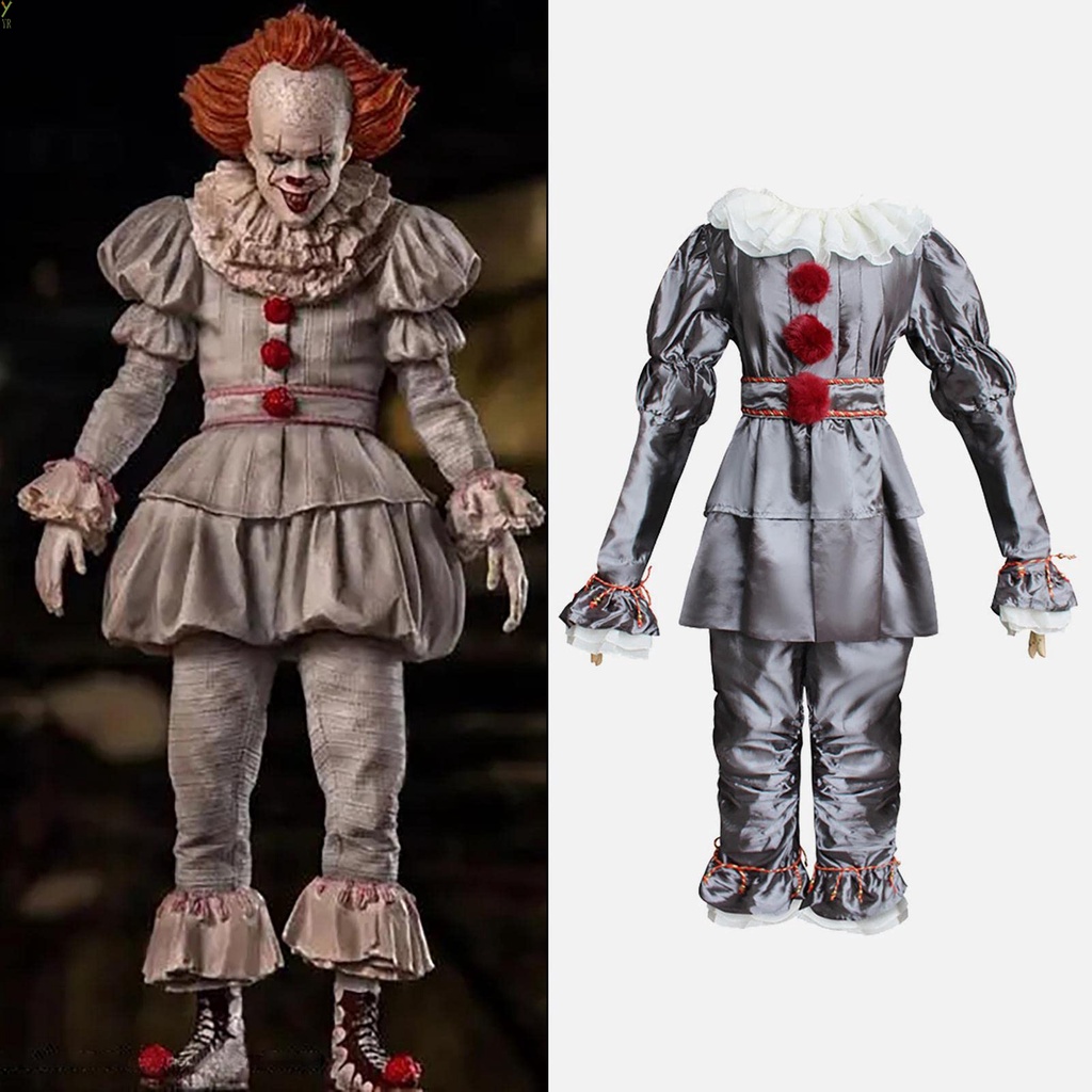 Halloween Scary Movie Theme Pennywise Costumes Set Lightweight ...