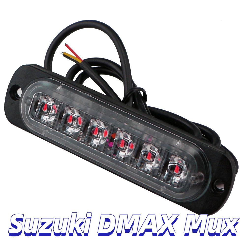 6 Led Strobe Lights Warning Light Grille Flashing Lightbar for Suzuki ...