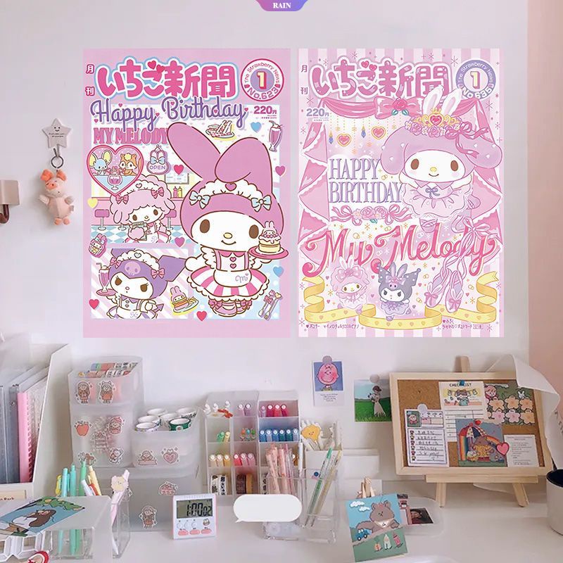 Japanese Style Kawaii Cinnamoroll Hello Kitty My Melody Kuromi Pochacco ...