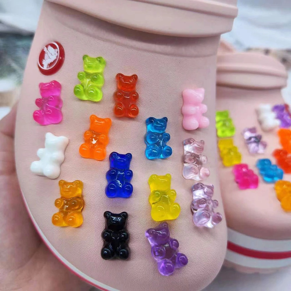 Cute Candy Bear Jibbitz Gummy Food Crocs Jibbits Macaroon Sugar Jibits