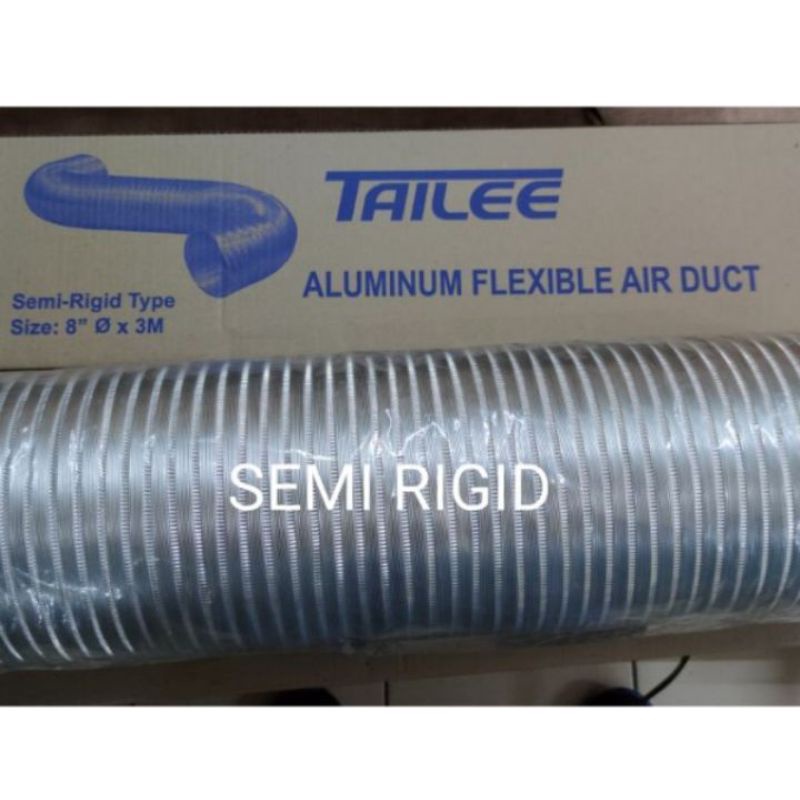 ALUMINUM FLEXIBLE AIR DUCT SEMIRIGID TYPE ALUMINUM FOIL FLEXIBLE