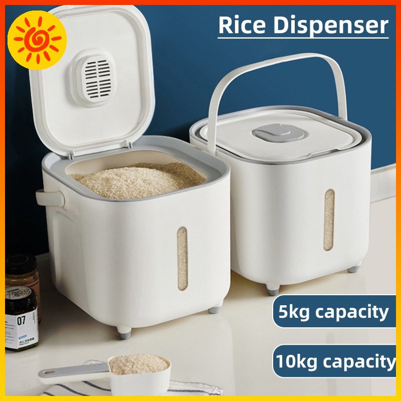 Insect-proof 10KG Airtight Food Storage Box Food Storage Container Rice ...