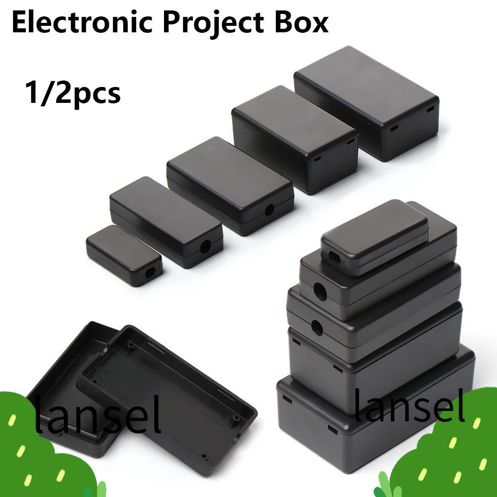 LANSEL 1/2pcs Electronic Project Box 9 sizes ABS Plastic DIY Instrument ...