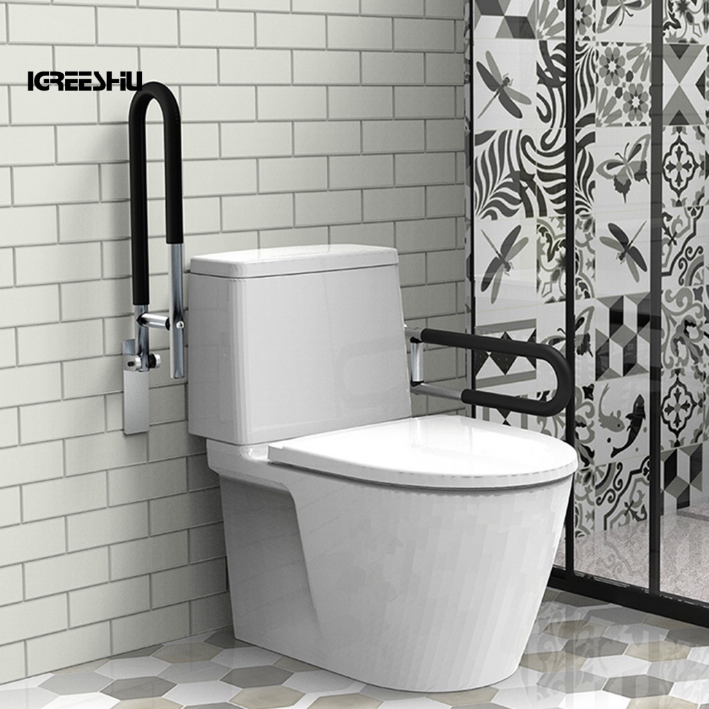 IGR Toilet Grab Free Flipping Foldable Anti-static Non-slip Aluminium ...