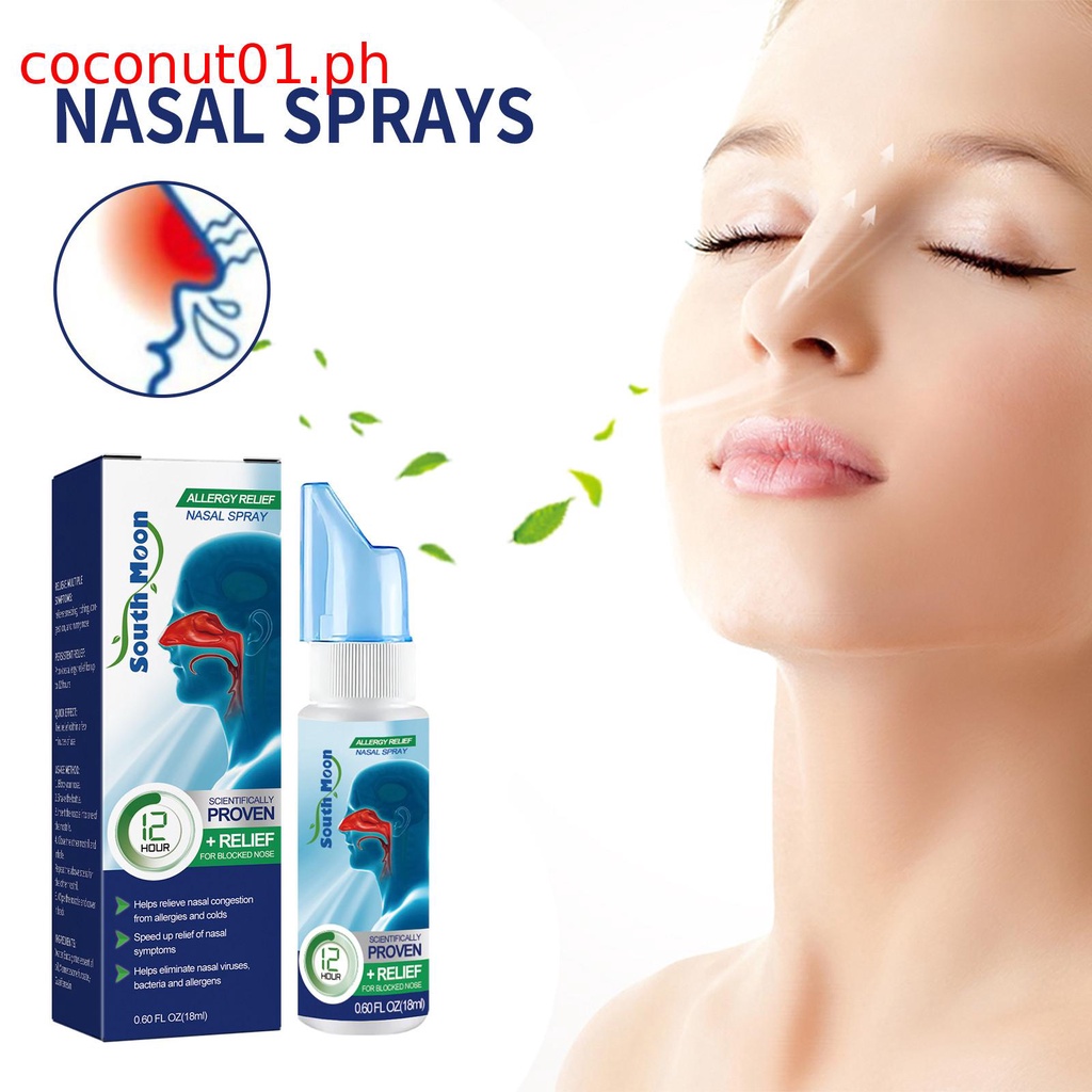 18ml Allergic Relief Nasal Spray, Reducing Inflammation Of The Nasal ...