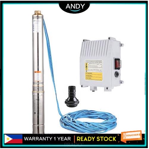 Submersible Pump 2.5Inch Water Pump Pure Copper Interface Submersible ...