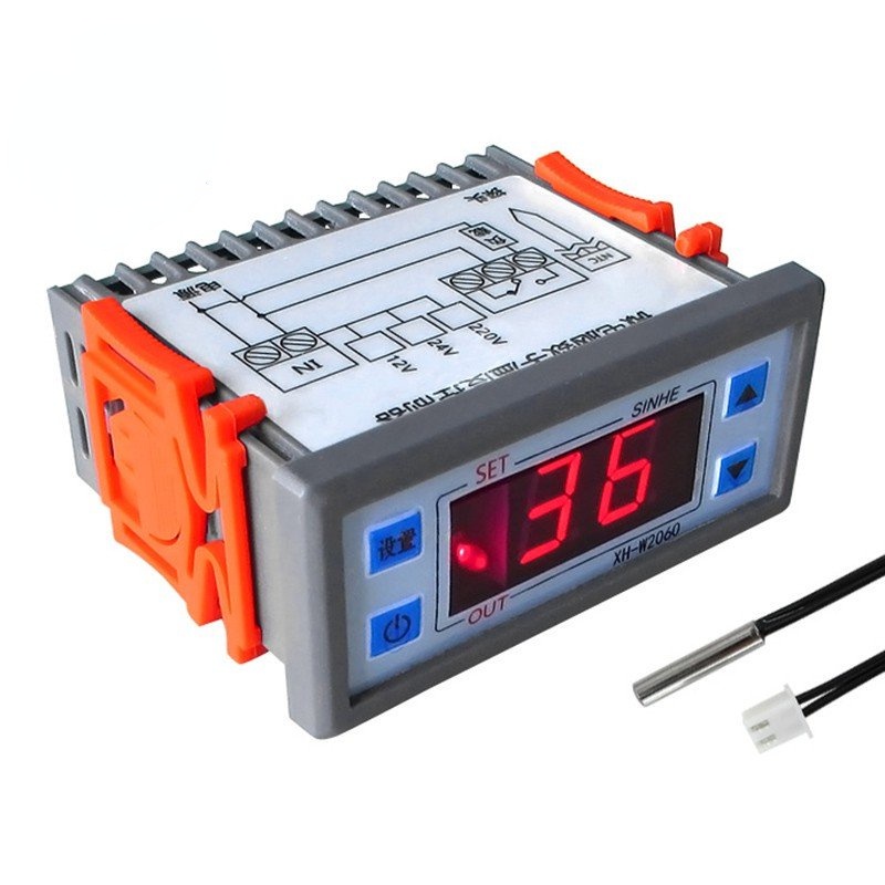 XH-W2060 Digital Display Thermostat Refrigerator Freezer Temperature ...