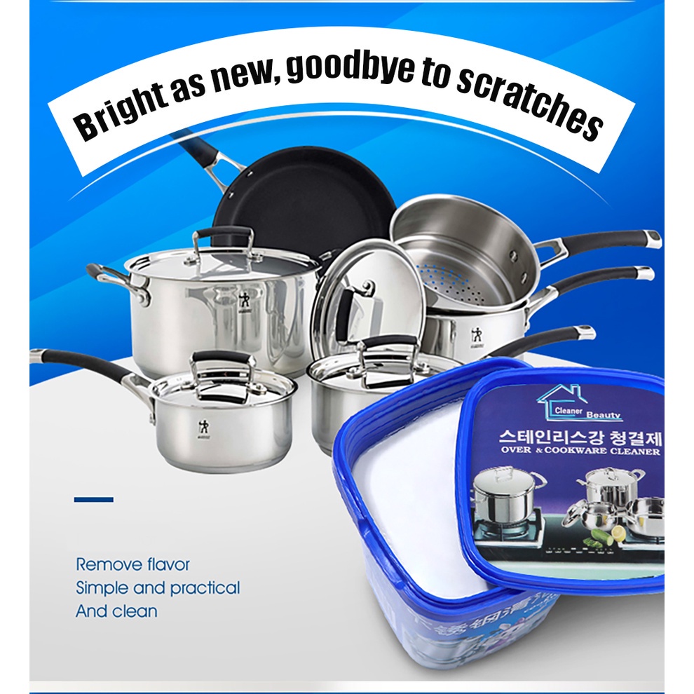 500g Cookware Utensils Kitchen Cleaning Powder Cleaner Korean ...