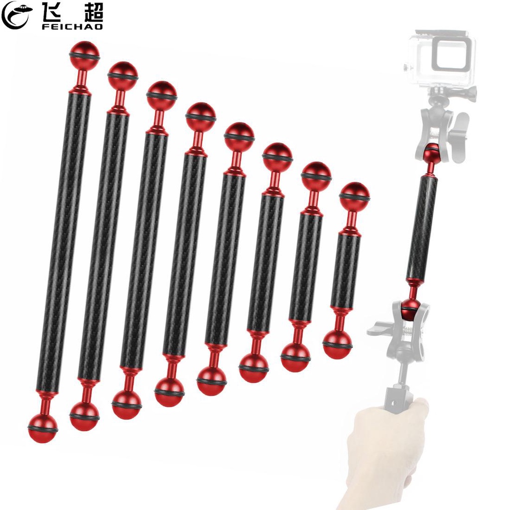 thumbnail image 2 of BGNing Diving Carbon Fiber 1inch Dual Ball Head Float 2 of 12