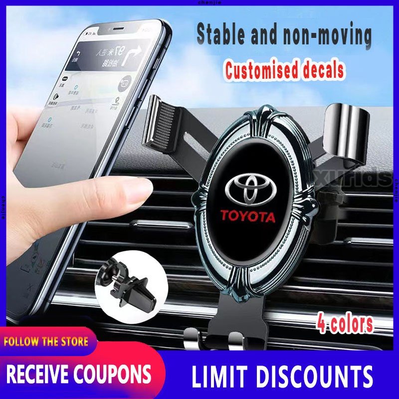 High quality car cellphone holder gravity metal car phone holder Snapon multifunction