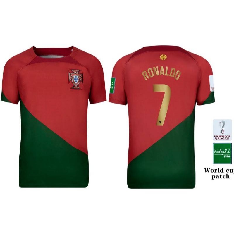 Cristiano Ronaldo Customized Short Sleeve Portugal National Team