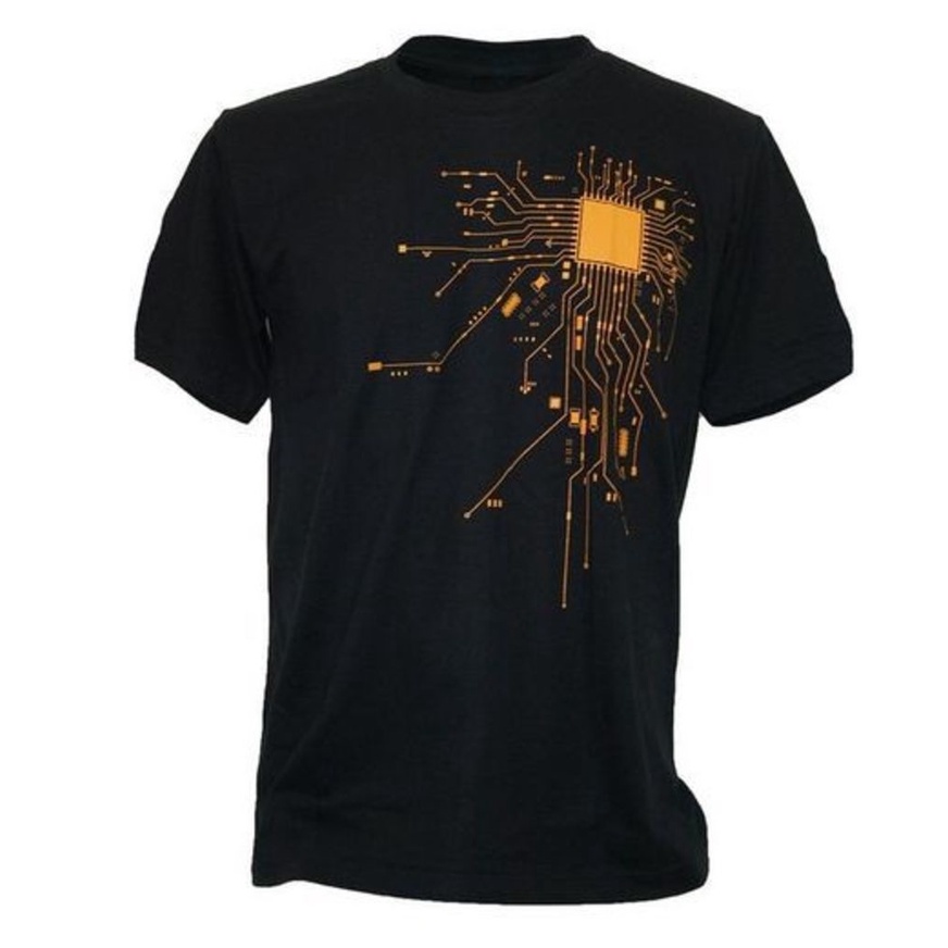 Computer CPU Core Heart T-Shirt Men's GEEK Nerd Freak Hacker PC Gamer ...