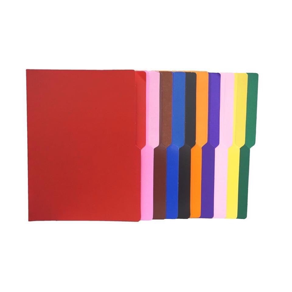 Folder colored short long by 10s | Shopee Philippines